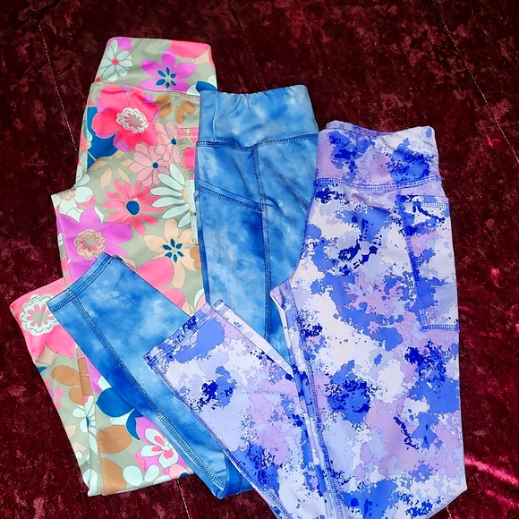 3pr.7/8 Athletic Works leggings - Picture 1 of 7